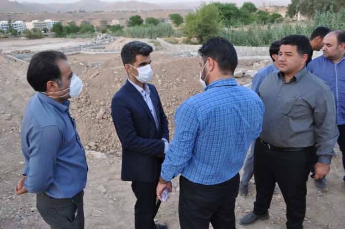 بازدید سرپرست شهرداری و دو تن از اعضای شورای شهر مسجدسلیمان از برخی پروژه های عمرانی شهرستان