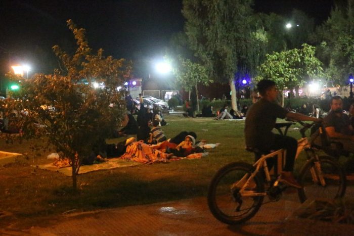 مسجدسلیمانی ها شب را در پارک ها گذراندند