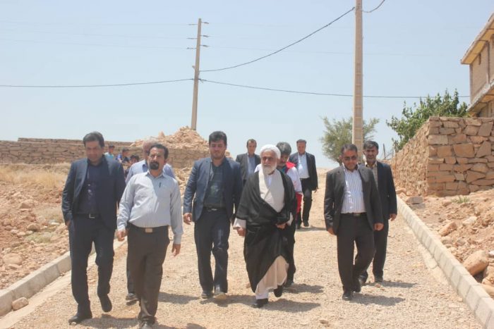 بازدید سرپرست فرمانداری شهرستان مسجدسلیمان از روستاهای زلزله زده
