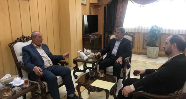 علی عسگر ظاهری در دیدار با وزیر کشور:مسجدسلیمان ۱۱۰ سال است که دارایی خود را تقدیم کشور کرده است