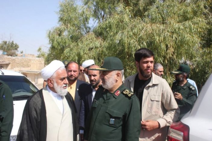 بازدید فرمانده کل سپاه از مناطق زلزله زده مسجد سلیمان