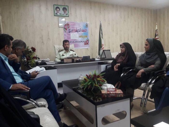 جلسه فرمانده انتظامی شهرستان مسجدسلیمان با مدیران موسسات خیریه