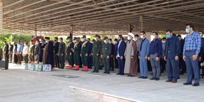 مراسم تشییع و خاکسپاری بسیجی شهید گل محمد خلفیان برگزار گردید + تصاویر