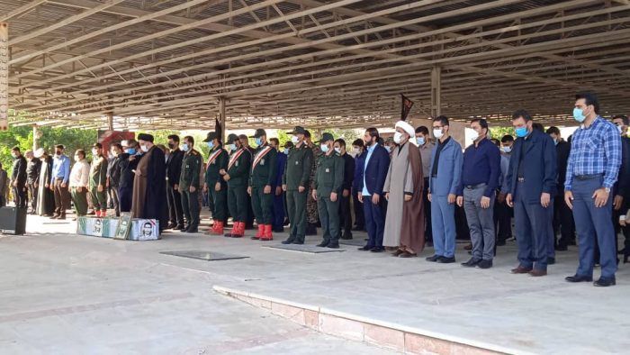 مراسم تشییع و خاکسپاری بسیجی شهید گل محمد خلفیان برگزار گردید + تصاویر