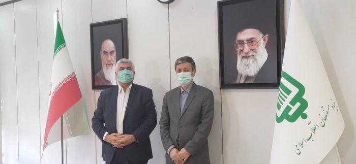 دیدار و گفتگوی دکتر علیرضا ورناصری با رئیس بنیاد مستضعفان کشور