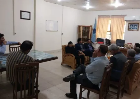 بازدید رئیس دادگستری و دادستان مسجدسلیمان از مرکز آموزش فنی و حرفه ای شهرستان