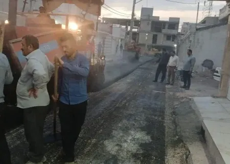تأکید شهردار مسجدسلیمان بر آغاز عملیات آسفالت شهرک مهندسین سایت ۱