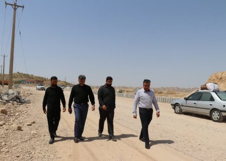 بازدید میدانی آرش قنبری شهردار، معاونت فنی و امور زیربنایی و معاونت خدمات شهری شهرداری مسجدسلیمان از پروژه های عمرانی شهرداری