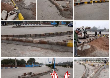 اصلاح هندسی خیابانهای منتهی به میدان ورودی آرامستان بهشت آباد