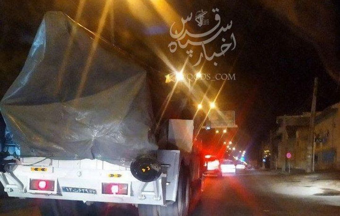 انتشار تصاویری از انتقال تجهیزات نظامی از گذرگاه زنجان به سمت آذربایجان