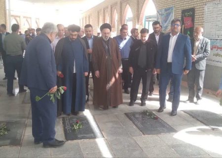 به مناسبت هفته قوه قضاییه انجام شدتجدید میثاق مسئولین قضایی و اجرایی مسجدسلیمان با آرمان‌های شهدا
