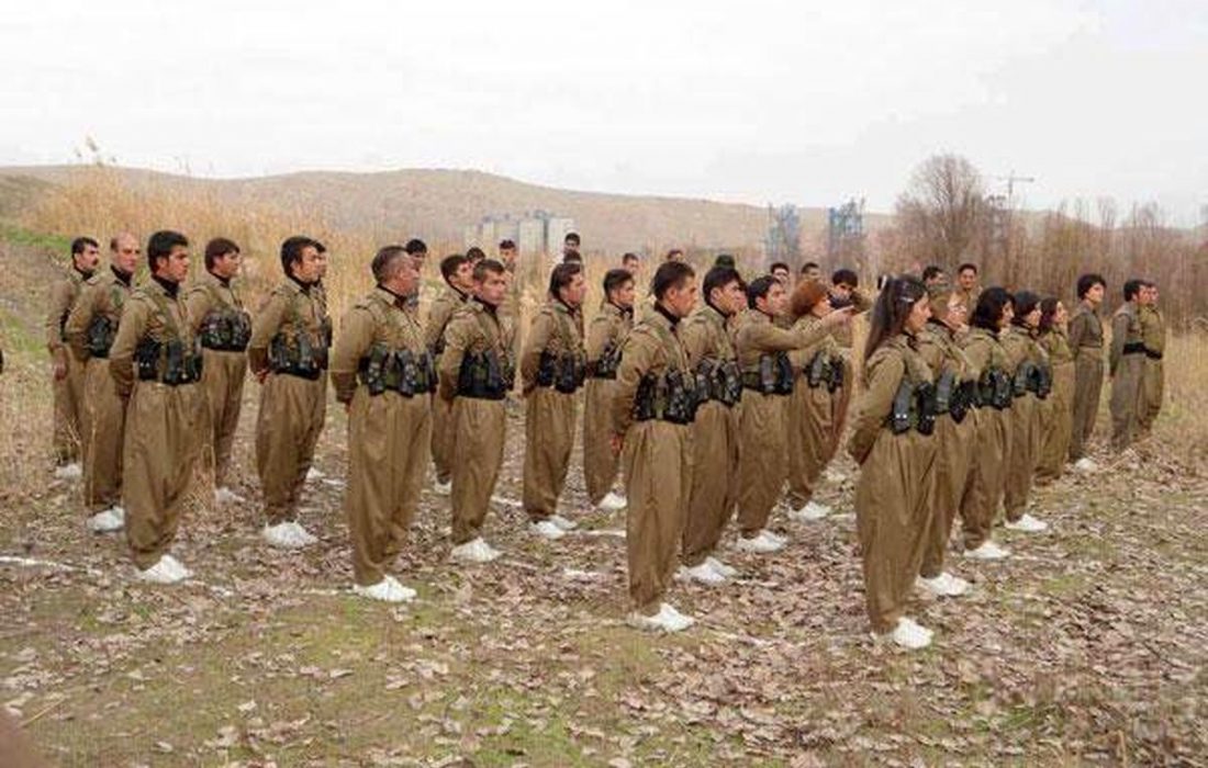 تروریست‌های حزب دموکرات کردستان در نزدیک مرزهای ایران و عراق از دید دوربین “الحدث”/ ویدئو