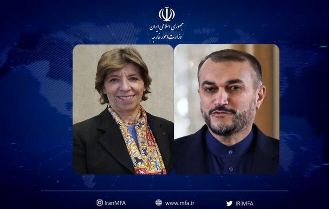 دیدار دوجانبه وزرای خارجه ایران و فرانسه در پکن