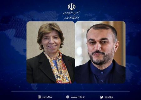 دیدار دوجانبه وزرای خارجه ایران و فرانسه در پکن