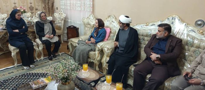 دیدار فرماندار مسجدسلیمان با خانواده های شهیدان ابراهیم قندعلی و غلامحسین آب آبزاده