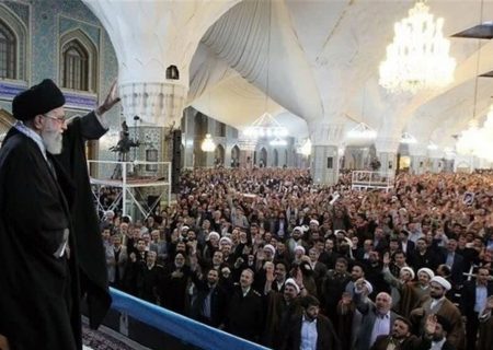 سخنرانی رهبر انقلاب، اول فرودین در حرم امام رضا